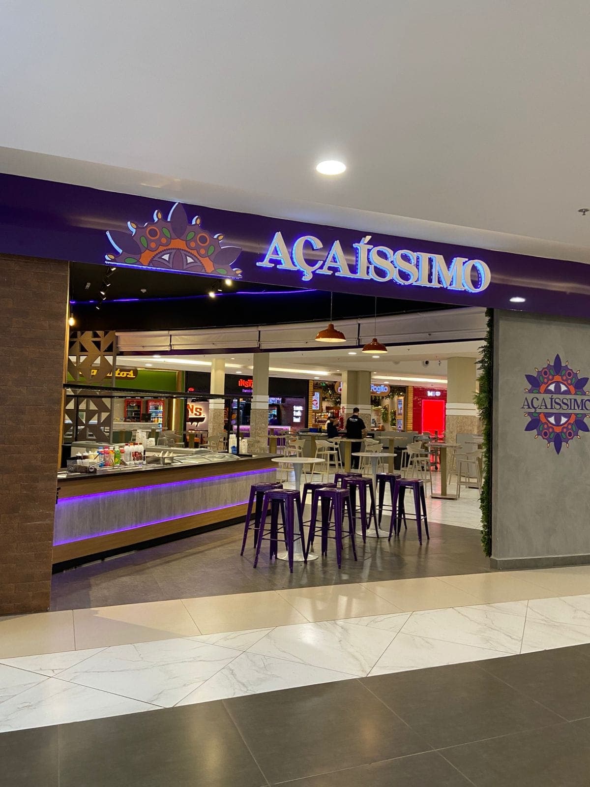 Loja Acaíssimo no Shopping Dubai
