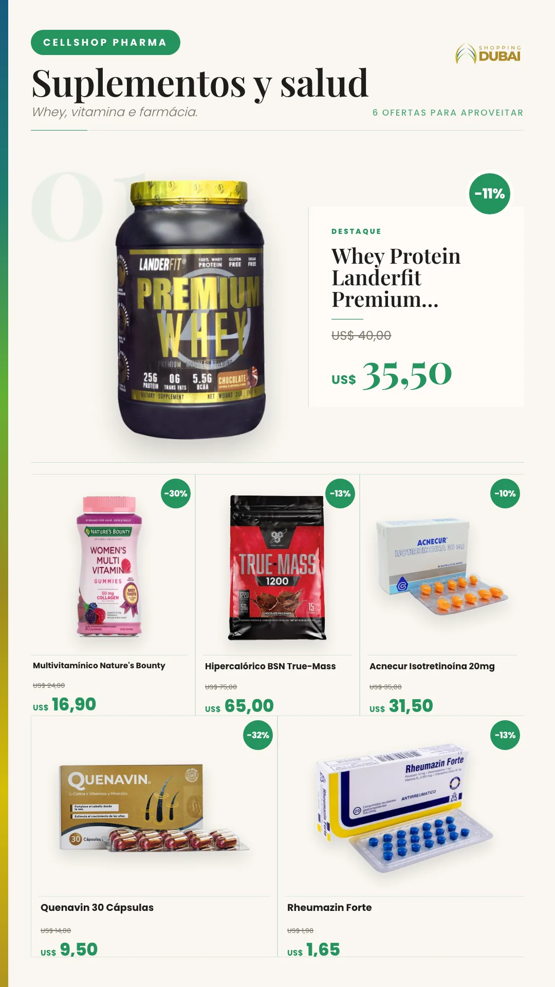 Catálogo de Ofertas · Black Friday — Shopping Dubai — 12/21